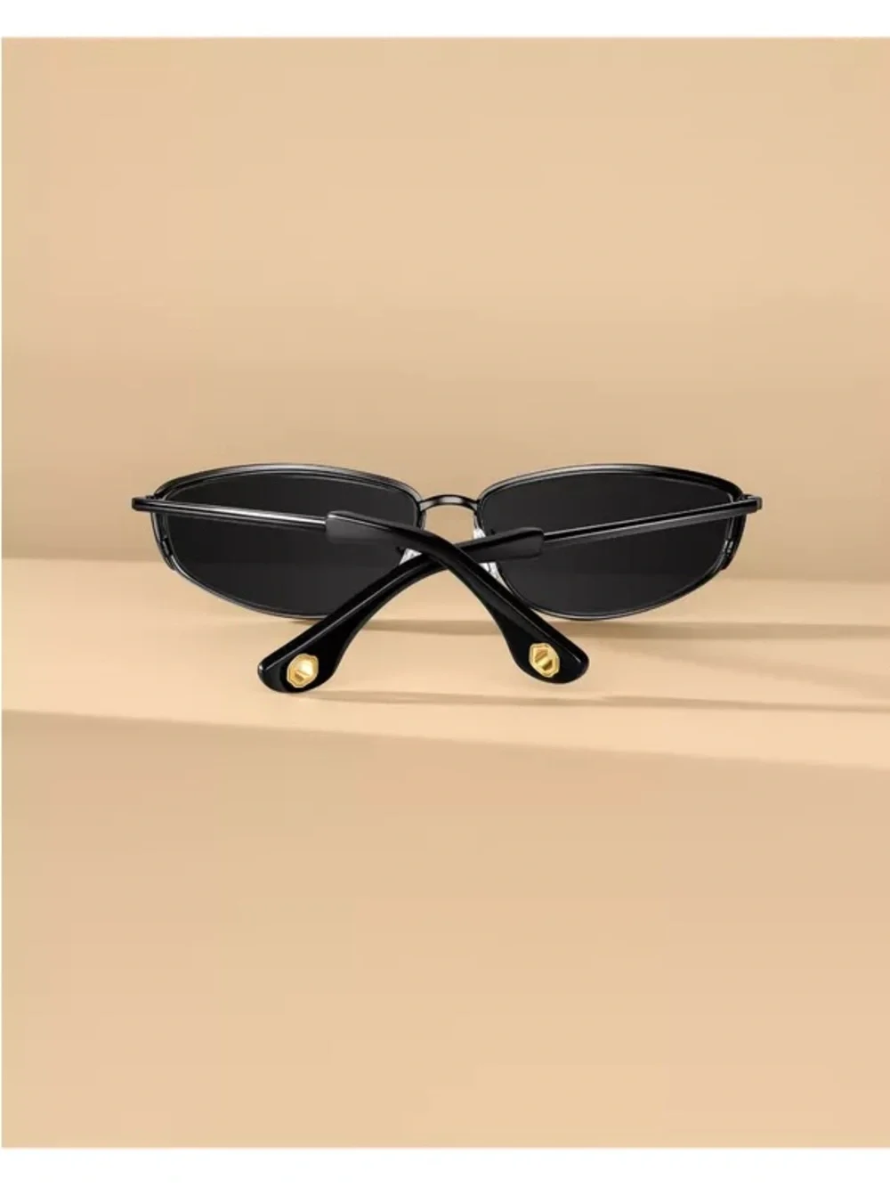 Venice Aureum Collective Black Metal Sunglasses
